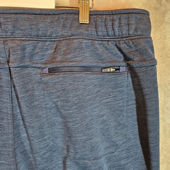 Duluth Mens XL- 34 souped up sweat Pants Navy zip pocket athletic athleisure - Picture 12 of 15